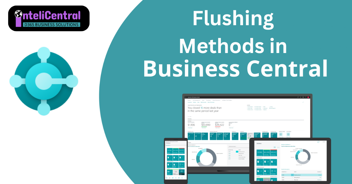 Flushing Methods in Business Central: Complete Guide