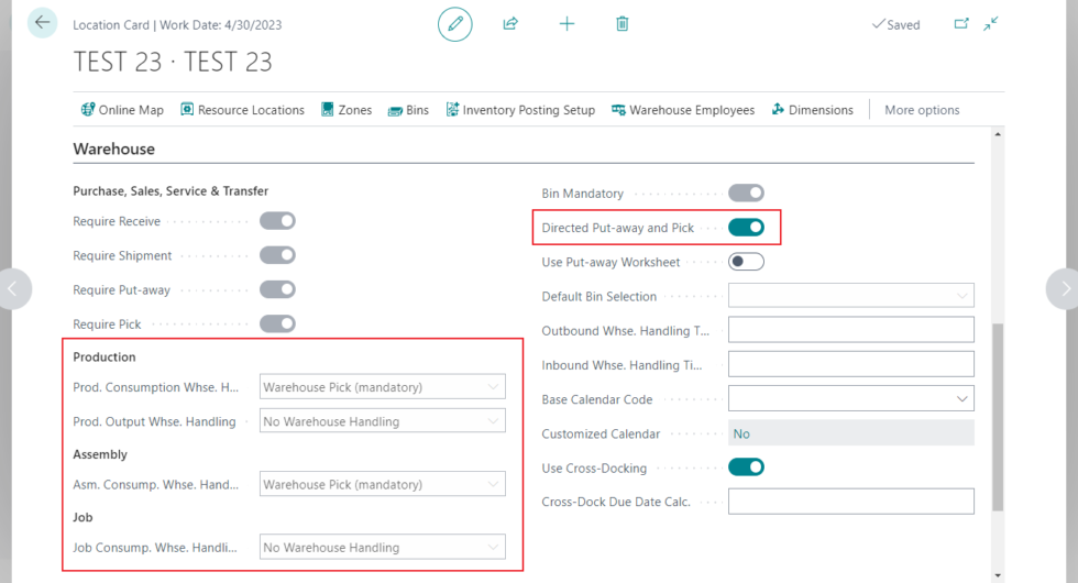 Dynamics 365 Business Central Warehouse Management Guide