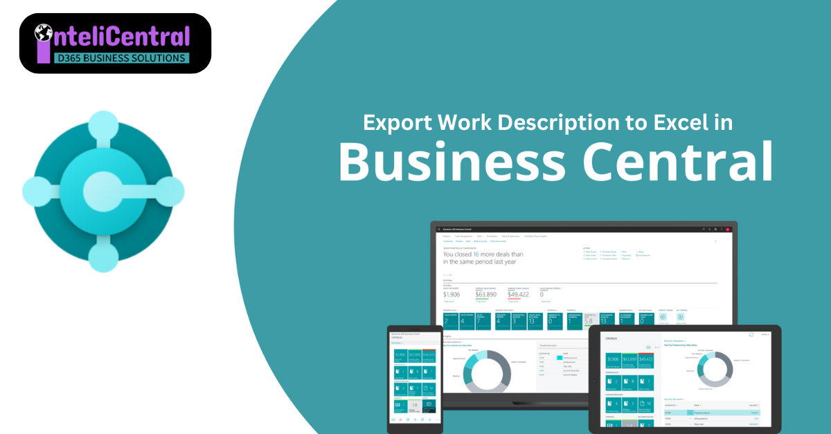 Export Work Description to Excel in Business Central